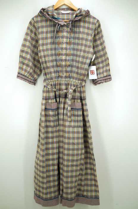 PINKHOUSE(ピンクハウス) 17AW フードチェックワンピース レディース トップス