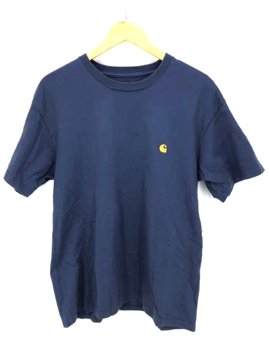 Carhartt WIP（カーハートワークインプログレス） ワンポイントロゴ刺繍クルーネックTシャツ メンズ トップス
