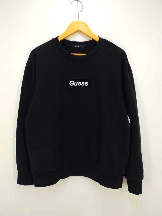 GUESS（ゲス） ファーボックスロゴスウェット メンズ トップス