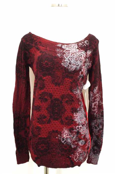Desigual （デシグアル） フラワープリントニットカットソー レディース トップス