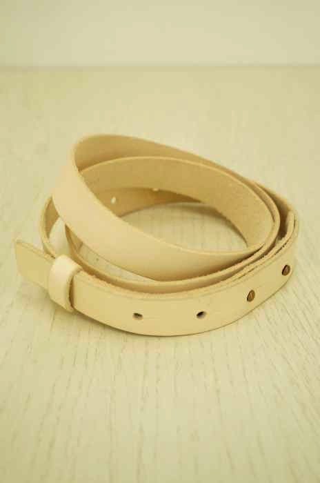 evam eva(エヴァムエヴァ) leather belt レディース ファッション雑貨