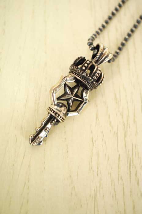 SAINTS（セインツ） 925 クラウンキーネックレス メンズ アクセサリー
