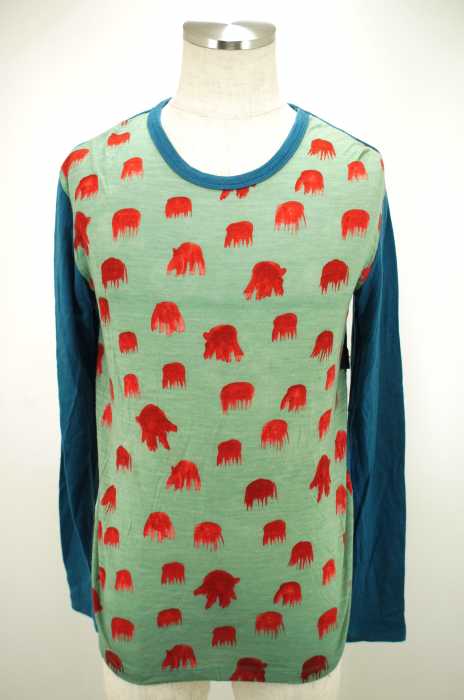 TSUMORI CHISATO （ツモリチサト） タコドットT　総柄カットソー メンズ トップス
