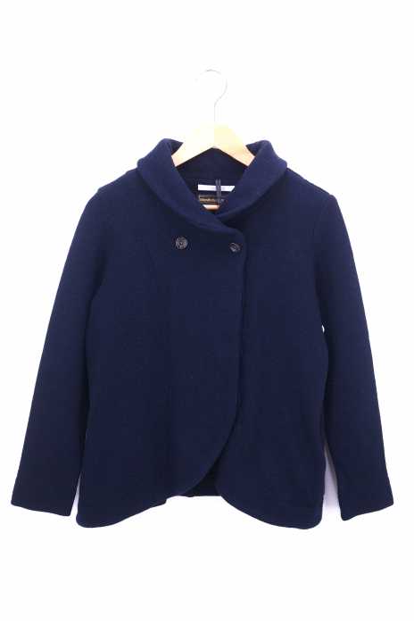 MERVEILLE H.(メルベイユアッシュ) Manifattura PAOLA 2way スタンドカラーニットジャケット レディース アウター