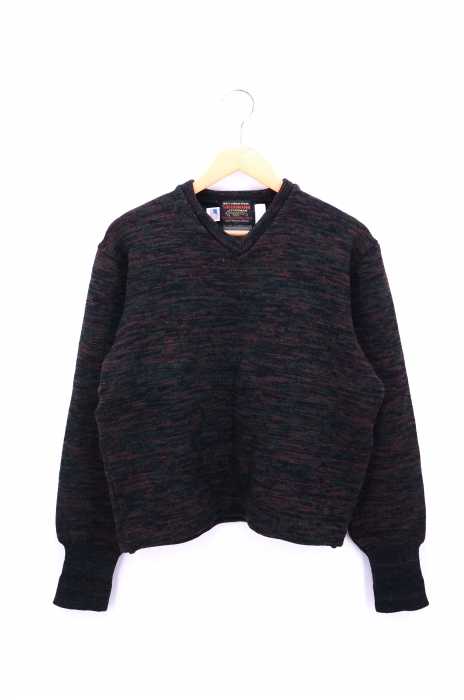 SKOOKUM×NEPENTHES（ネペンテス） 別注 メランジ調Vネックプルオーバーニット メンズ トップス