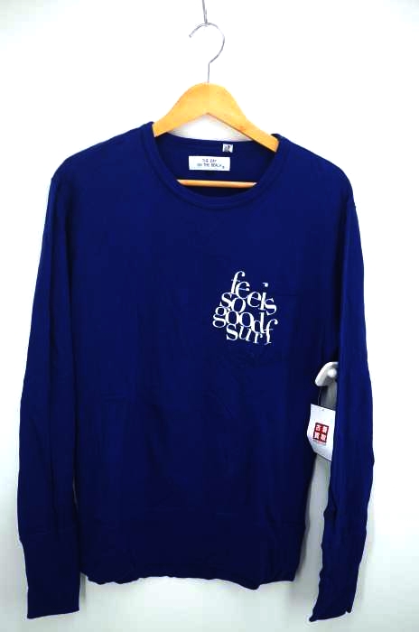 THE DAY ON THE BEACH (ザデイオンザビーチ) Crew Sweat with Pocket メンズ トップス