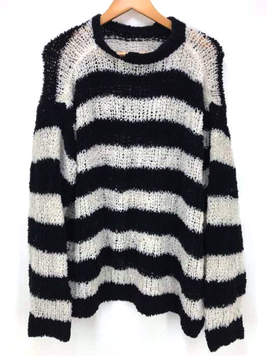 LAD MUSICIAN（ラッドミュージシャン） SHAGGY BORDER PULLOVER ボーダーニット メンズ トップス