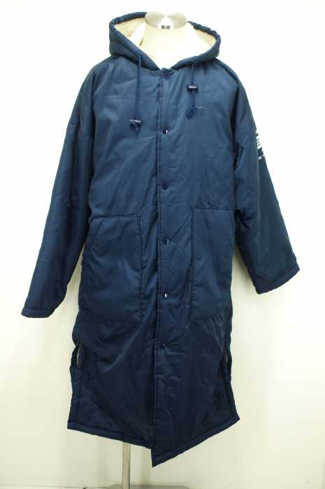 USED (ブランド不明) バックプリントロングボアコート メンズ アウター