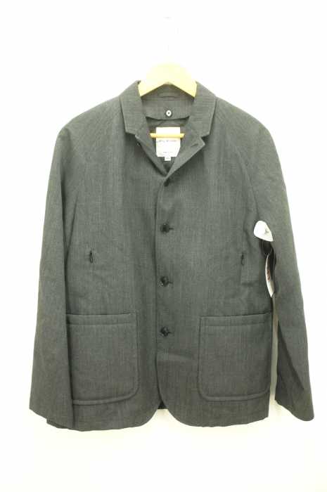 STILL BY HAND （スティルバイハンド） 高機能中綿素材Thinsulate シンサレート入りライナーラグランスリーブジャケット チャコールグレー メンズ アウター