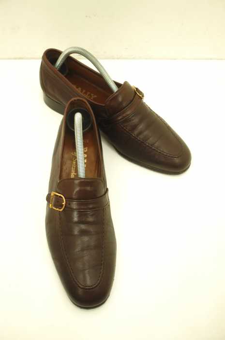 BALLY （バリー） モンクストラップレザースリッポン メンズ シューズ
