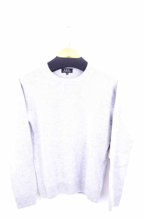 A.P.C. （アーペーセー） ウールクルーネックプルオーバーニット メンズ トップス