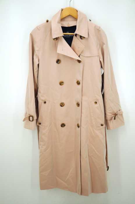 AQUASCUTUM （アクアスキュータム） クラブチェック柄ウールライナー付き コットンギャバジントレンチコート レディース アウター