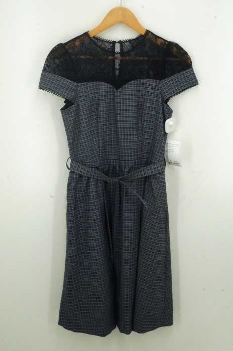 31 Sons de mode （トランテアンソンドゥモード） 18AW チェックフィット＆フレアワンピース レディース ワンピース