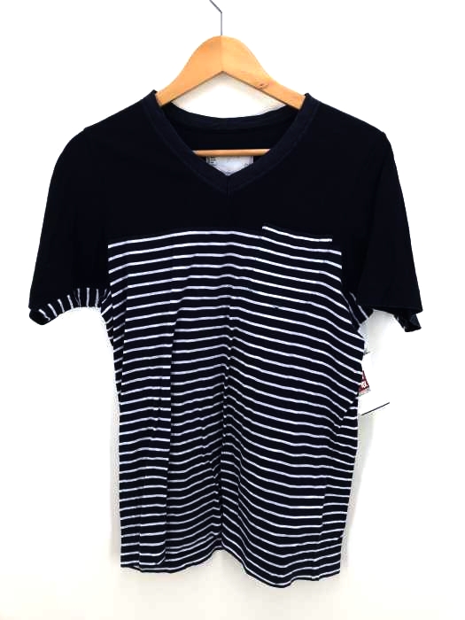 Sacai（サカイ） 異素材切替ボーダーポケットTシャツ メンズ トップス  