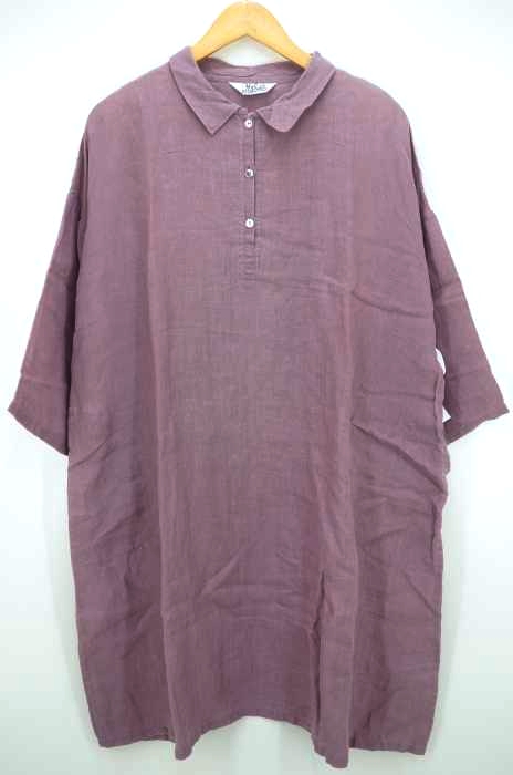 MySore(フルギ) リネンシャツワンピース レディース ワンピース