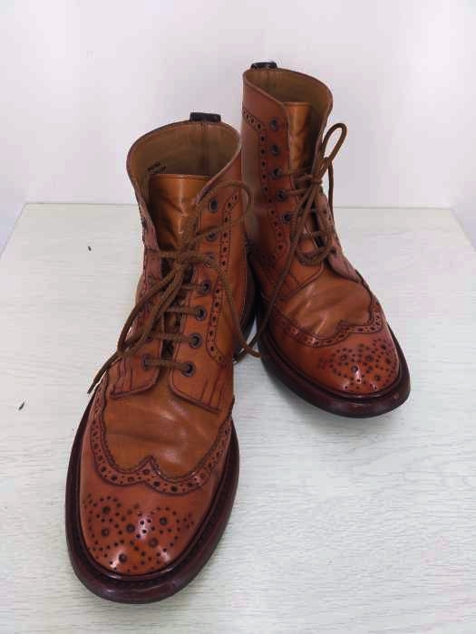 Trickers(トリッカーズ) ACORN ANTIQUE BROGUE BOOTS エーコーン アンティーク ブローグブーツ メンズ シューズ