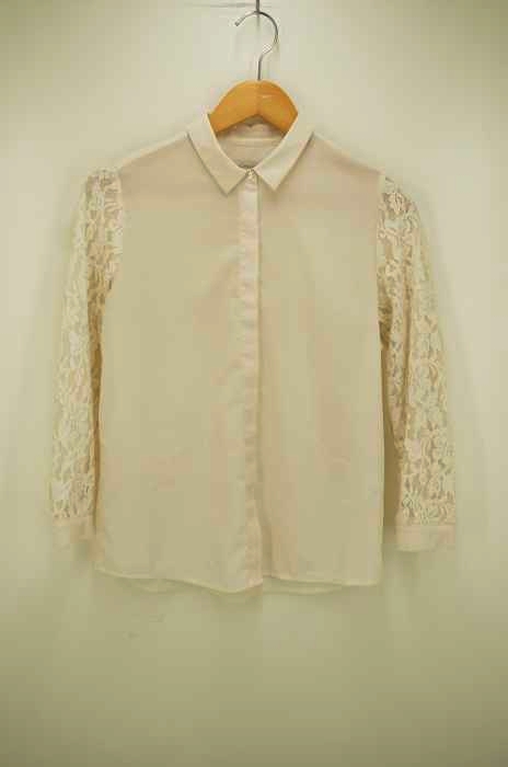BEAUTY&YOUTH UNITED ARROWS（ビューティーアンドユースユナイテッドアローズ） 袖レース比翼シャツブラウス レディース トップス