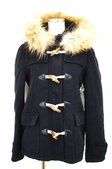 moussy （マウジー） 12AW Dufful Coat ファーフード付きショートダッフルコート レディース アウター