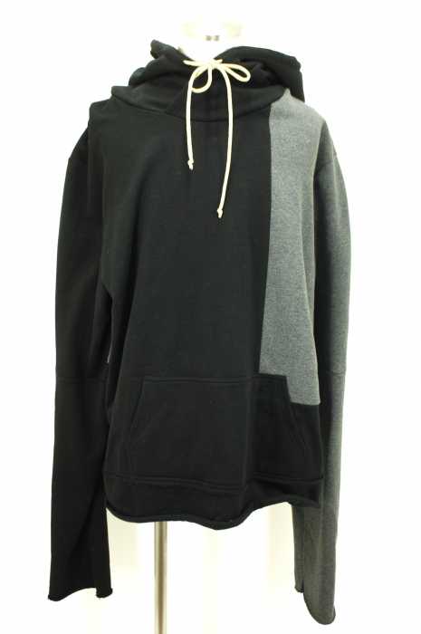 Rabbithole London × PAUSE （ラビットホールロンドン×ポウズ） 16AW バイカラースウェットオーバーサイズパーカー メンズ トップス