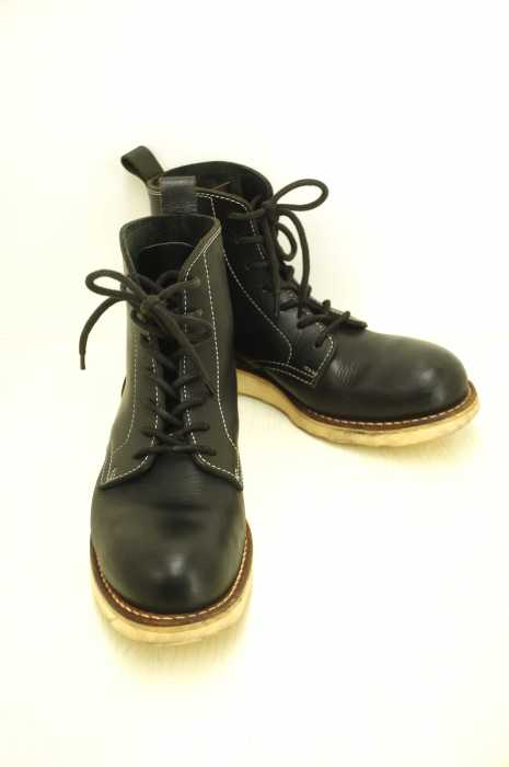 ROBERU (ロベル) Plane Toe Work Boots vibramソール メンズ シューズ