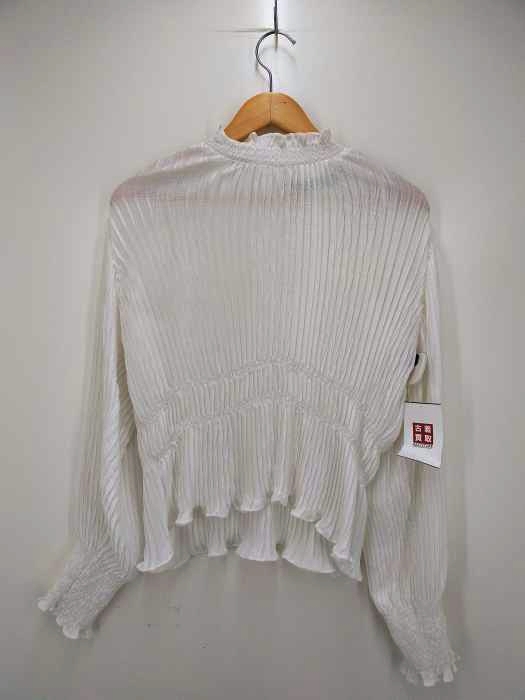 ZARA（ザラ） プリーツシャーリングブラウス レディース トップス
