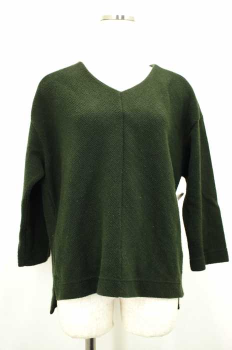 UNITED ARROWS green label relaxing （ユナイテッドアローズグリーンレーベルリラクシング） リブVネックプルオーバーカットソー レディース トップス