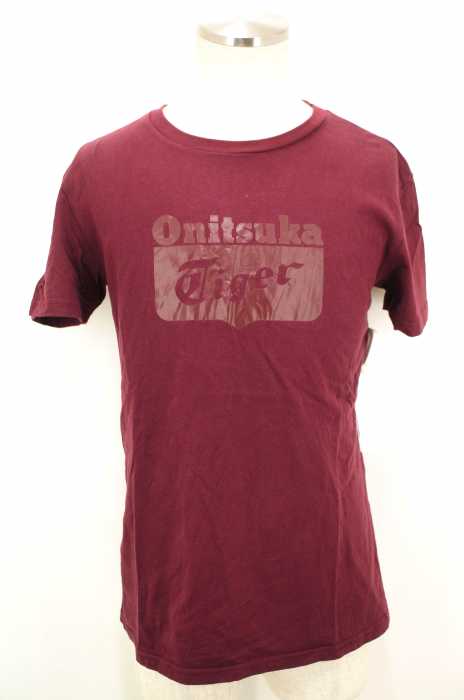 ONITSUKA TIGER （オニツカタイガー） ロゴプリントTシャツ メンズ トップス
