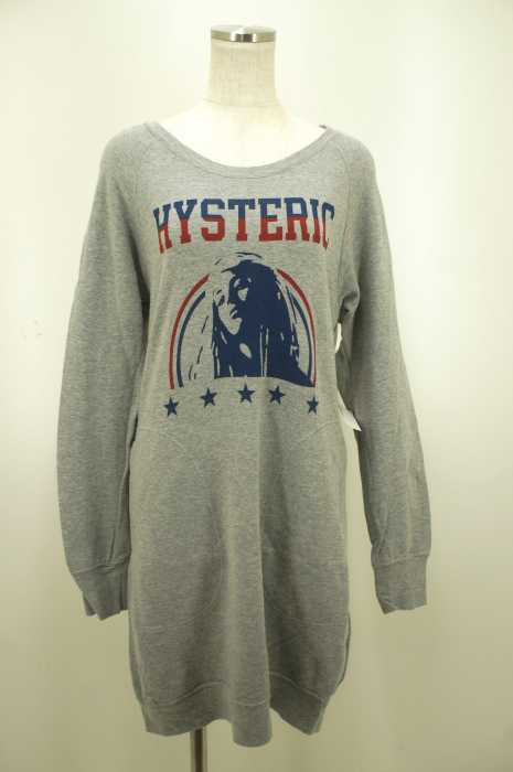 HYSTERIC GLAMOUR （ヒステリックグラマー） フロントプリント スウェット レディース ワンピース