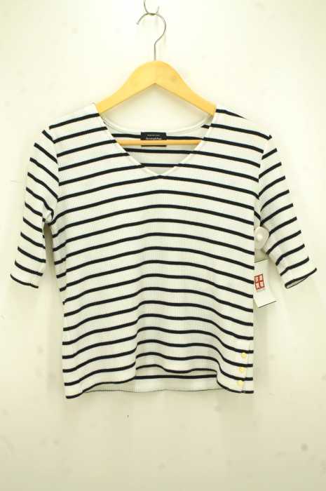 UNITED ARROWS green label relaxing （ユナイテッドアローズグリーンレーベルリラクシング） CF リブ VN プルオーバー カットソー レディース トップス