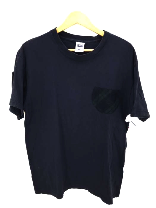 Anvil（アンビル） チャック柄マルポケットTシャツ メンズ トップス
