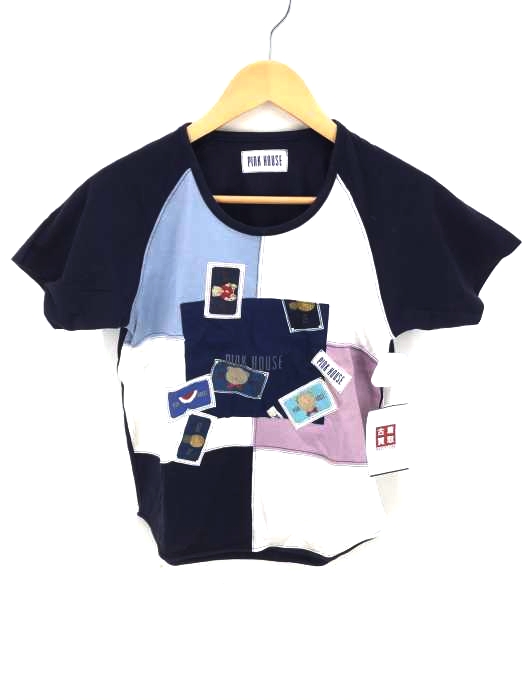 PINKHOUSE（ピンクハウス） 切替パッチワークカットソー レディース トップス