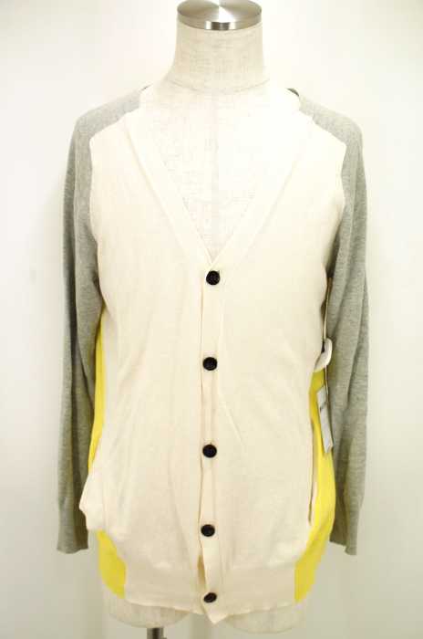CABANE de ZUCCa （カバンドズッカ） 14SS　リネン混配色カーディガン メンズ トップス