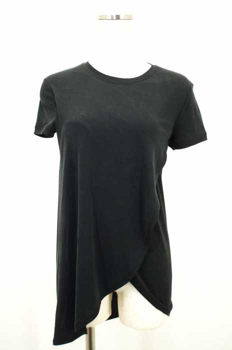 BCBG MAXAZRIA （ビーシービージーマックスアズリア） wrap front top クルーネックカットソー レディース トップス