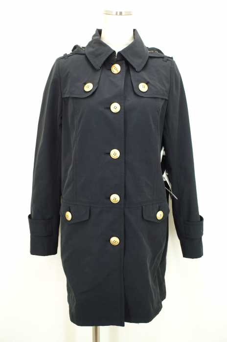 BURBERRY BLUE LABEL (バーバリーブルーレーベル) 裏地ノバチェックフード付きコート レディース アウター