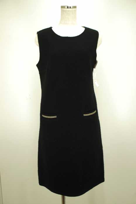 agnes b. (アニエスベー) black pocket piky dress レディース ワンピース