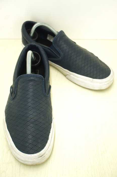 VANS (バンズ) Classic Slip-On クラシックスリッポン Diamond Perf レザー メンズ シューズ