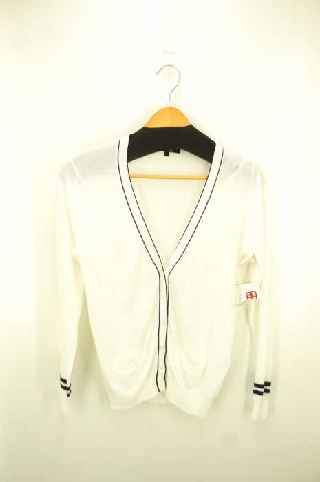 MACPHEE （マカフィー） コットンVネックカーディガン レディース トップス