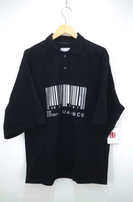 SHAREEF（シャリーフ） BARCODE BIG POLO SHIRTS メンズ トップス