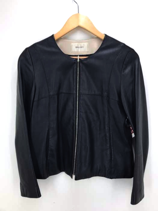 BALLSEY（ボールジー） ノーカラーシングルレザージャケット レディース アウター