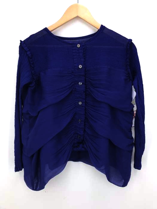 ISSEY MIYAKE me（イッセイミヤケミー） ギャザーチュールカーディガン レディース トップス