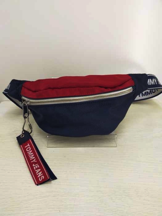 tommy jeans（トミージーンズ） ロゴ テープ ウエストバッグ メンズ バッグ