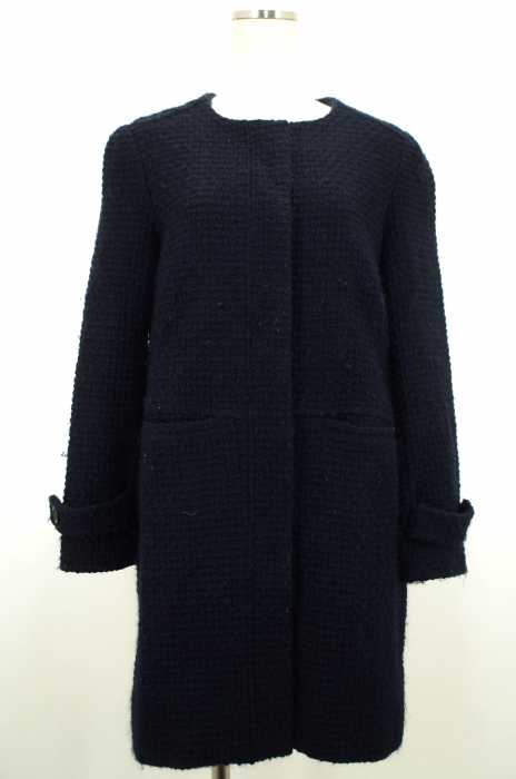 UNITED ARROWS green label relaxing （ユナイテッドアローズグリーンレーベルリラクシング） ウール混ノーカラーコート レディース アウター