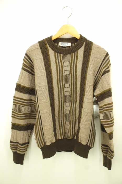 USED古着  （ユーズドフルギ） クルーネック立体 メンズ トップス