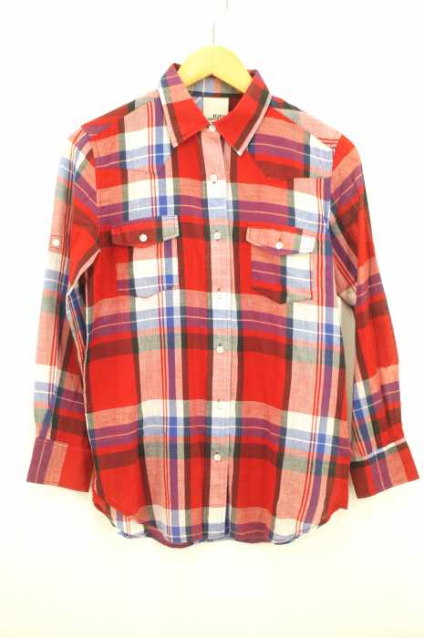 Ray BEAMS （レイビームス） タータンチェック柄シャツ レディース トップス