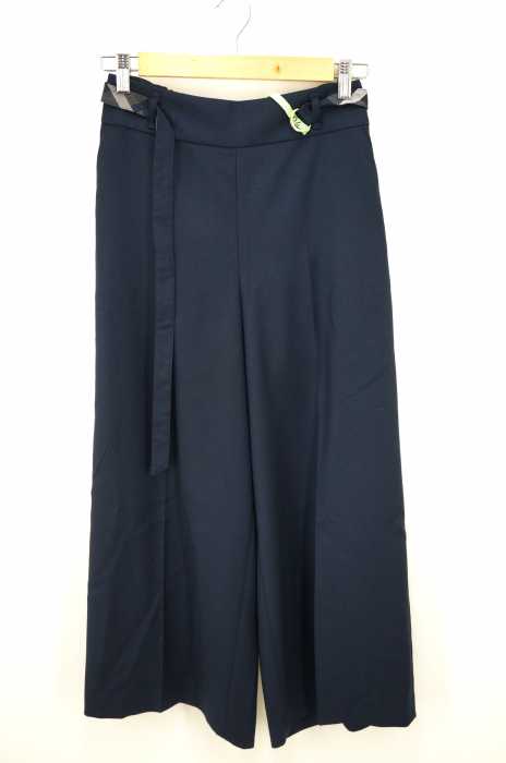 BLUE LABEL CRESTBRIDGE (ブルーレーベルクレストブリッジ) ベルト付きセンタークリーススラックスPT レディース パンツ