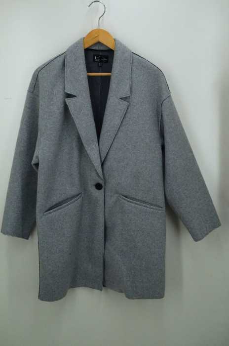 ZARA TRF （ザラティーアールエフ） カットオフ加工メルトンチェスターコート レディース アウター