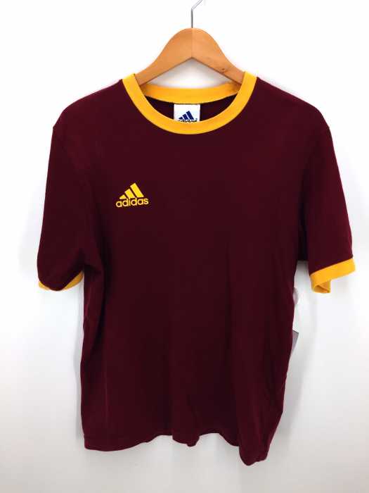 adidas(アディダス) リブ切替胸ロゴ半袖Tシャツ メンズ トップス