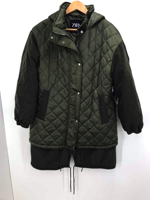 ZARA(ザラ) パターン切替フーデッドライナーコート レディース アウター