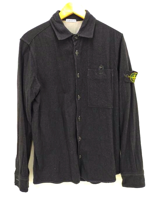 STONE ISLAND（ストーンアイランド） MELANGE WOOL OVERSHIRT メンズ 