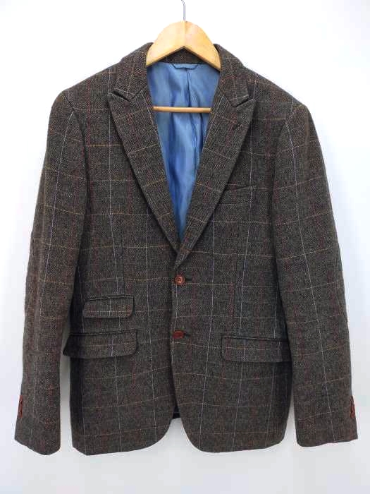 JUN MEN（ジュンメン） 2Bツイードテーラードジャケット エルボーパッチ OLD メンズ アウター